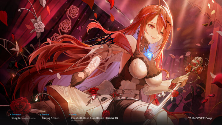 illust : yongdal | client : elizabeth rose bloodflame (hololive en)
