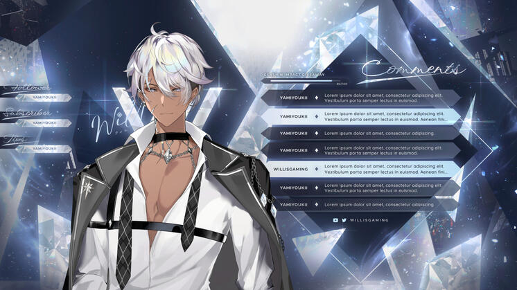 overlay : yamiyo | client : WillVTuber